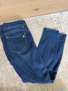 Democracy Ab Solution Ankle Skimmer Skinny Jeans Size 6 Dark Wash